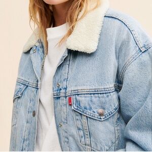 Levi’s Oversized Sherpa Trucker Jean Jacket